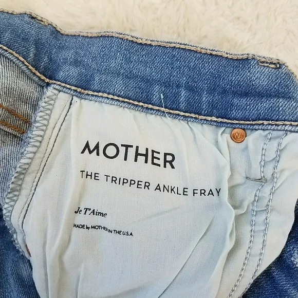 MOTHER Denim The Tripper Ankle Fray in Je T'Aime - Picture 11 of 12